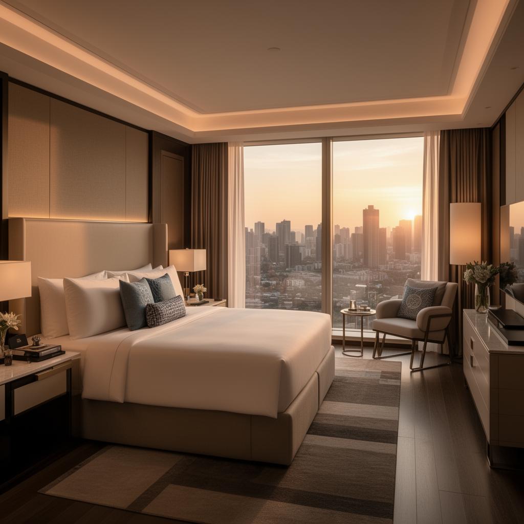 Habitación premium de hotel condominio con vista al horizonte